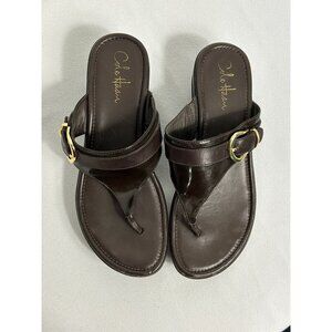Cole Haan NikeAir Platform Sandals in Brown - Size 10